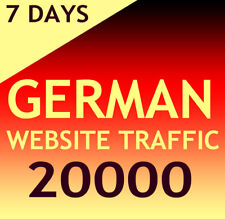 20000 German Website Aurufe 7 Days Days Organic Target German Web Traffic