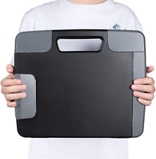Clipboard Storage Box With Handle Portable File Holder Case Clip Board Piasoenc