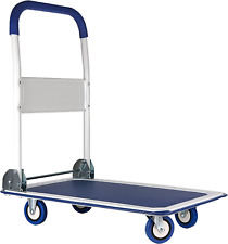 Upgraded Appliance Large Foldable Push Cart Dolly 330 Lbs. Capacity Moving Pla