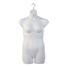 Ladies Plus Size Hanging Torso Form White