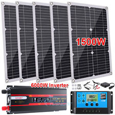 6000w Solar Panel Kit Solar Power Inverter Generator Off Grid System Rv Home Us