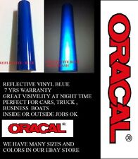 12 X 150 Ft Blue Reflective Vinyl Adhesive Sign Made In Usa Oracal Oralite