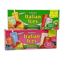 Wylers Authentic Italian Ices 60 Calories Per Bar Fat Free Gluten Free Food