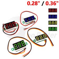 Mini Voltmeter Tester Led Digital Display Voltage Meter Car 0.28 0.36 Dc 0-100v