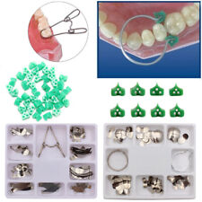 Dental Matrix Sectional Contoured Matrices Band Ring Kit Metal Clamp Clip Wedges