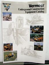 1993 Vermeer Underground Construction Equipment Sales Catalog
