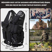 Military Tactical Vest Holster Police Molle Assault Combat Gear Hunting Training