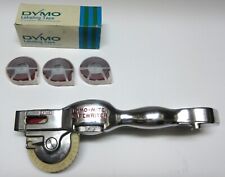 Vintage Dymo Dymo-mite Tapewriter Model M-22 Chrome Embossing Label Maker Wtape