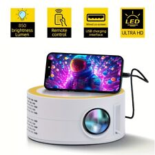 1080p Hd Movie Projector Mobile Projection Screenoutdoor Wired Video Projector