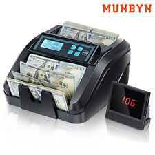 Munbyn Money Counter Machine Bill Counter Uv Mgir Counterfeit Detection Usd Only