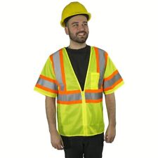 Ansi Isea 107-2010 Class 3 Mesh High Visibility Reflective Road Work Safety Vest