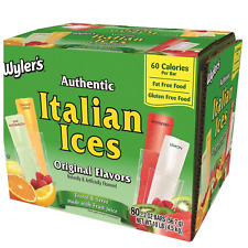 Wylers Italian Ice Freezer Bar 2 Oz 80 Count