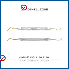 Dental Heidemann Composite Spatula 1.5 Mm 2.0 Mm Set Of 2