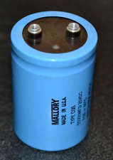 Tested Large Can Screw Terminal Capacitor 55k 55000mfd 35v Dc Mallory Type Gcs
