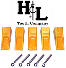 1u3202 Cat Style J200 Bucket Teeth 5 Pack Pins Retainers By Hl Tooth Co.