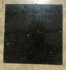 Tile Black Galaxy Granite Remodel Stone Kitchen About 3x3 Sample Piece T-95