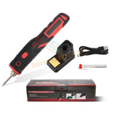200-480 Cordless Electric Soldering Iron Kit 1800mah Rechargeable Welding Tool