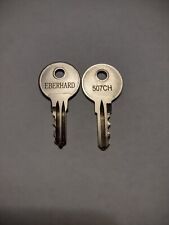 2 New Genuine Eberhard Keys Ch507 For Truck Tool Box Locks Rv Tool Box 507ch Key