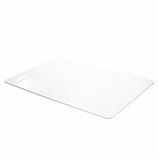 Office Desk Mat Clear Textured - 47 X 23 Inch Plastic Computer Pad For Desk