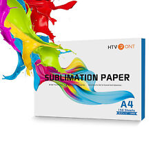 Sublimation Paper 8.5x11 150 Sheets 120g For Inkjet Printer Heat Transfer