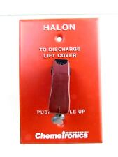 Chemtronics Halon Discharge Toggle Switch And Plate Assy. Emergency