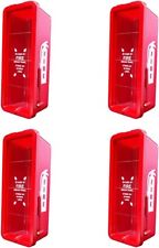  4 Pack 5 Lb Red Fire Extinguisher Cabinet Indooroutdoor Free Shipping