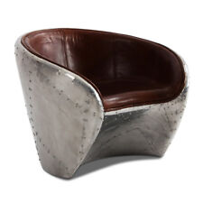 Marquesslife 100 Genunie Leather Handmad Single Sofa Industrial Style Armchair
