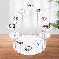 Clear Acrylic Jewelry Display Round Holder Stand 13 Acrylic Sheet12pillar Usa