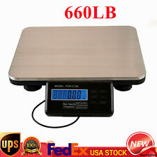 660lb Heavy Duty Digital Industry Shipping Postal Platform Scale Weight 300kg