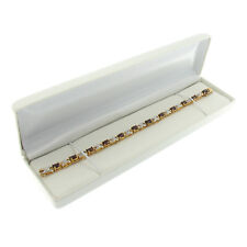 White Faux Leather Watch Or Bracelet Box Display Jewelry Gift Box Classic