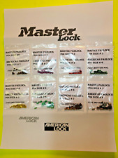 Master American Lock Padlock Cyliner Rekey Pin Set Kit Lot Locksmith Lock Sport