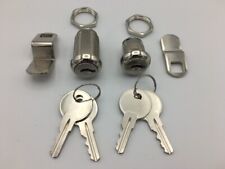 Imported Triple Gumball Candy Vending Machine Locks And Keys Set