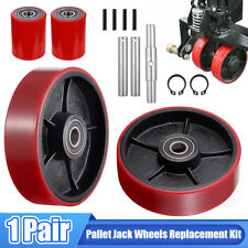 Pallet Jack Truck Steer Load Wheels Replacement Kit Full Set 20mm Id Bearings