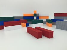 New 2 40 Shipping Containers - Z Scale 1220 Deep Red - All Colors Available