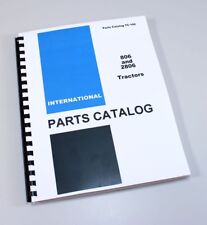 International Ih 806 2806 Tractors Parts Manual Catalog Exploded Views Numbers