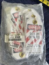 Brady 5t825 Hang Tags Lock-out Tag- Out Osha Required By Law With Zip Ties 25 Ea