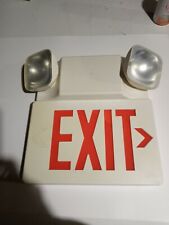 Exit Sign 2 Head Lightsdouble Face Combo Emergency