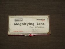 Vintage Welco Thermacote Magnifying Lens For Welding Diopter 2.00 New Old Stock