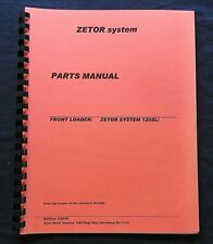 Genuine Zetor Proxima Tractor 120sli Loader Parts Catalog Manual Minty