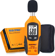 Risepro Decibel Meter Mini Digital Sound Level Meter Audio Noise Measure - E893