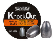 Jsb Knock Out Slugs .217 Cal 25.39 Gr- 200 Ct