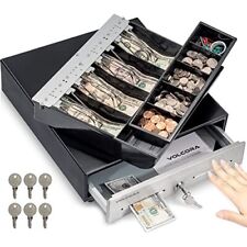 13 Manual Push Open Cash Register Drawer For Point Of Sale Pos System - Black