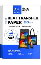 Inkjet Heat Transfer Paper For Dark Fabric 8.3 X 11.7