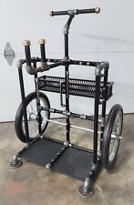 Gas Cylinder Cart Welding Cart. Oxy Acetylene Cart. Vintage Welding Tank Cart