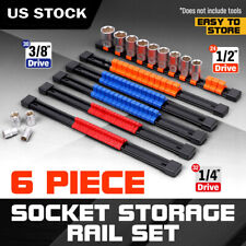 86slot Socket Rail Sliding Holder Rack Tool Mountable Industrial Abs 14 38 12