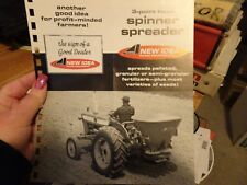 New Idea 3 Point Hitch Spinner Spreader Dealers Brochure 7215-8