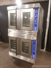 Bakers Pride Co11e Electric Double Stack Convection Oven With Casters