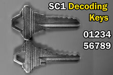 Schlage Sc1 Re-key Decoding Gauge Locksmith Measure Keypins Without Caliper