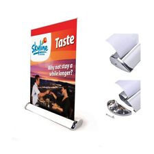 A3 Mini Table Top Retractable Roll Up Trade Show Display Banner Stand 11.5x1 7
