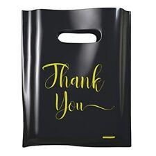 Thank You Bags For Business 100 Pack Bulk Plastic Merchandise Bags For Packag...